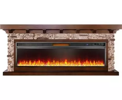 Каминокомплект Chalet 60 - Темный дуб с очагом Vision 60 LED