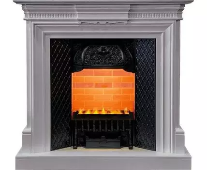 Каминокомплект Chelsea - Grey (Ширина 1080 см) с очагом Cassette 400 LNH-INT PS (без дров)