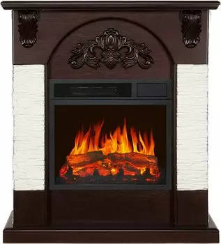 Каминокомплект Chester - Темный дуб с очагом Vision 18 LED FX