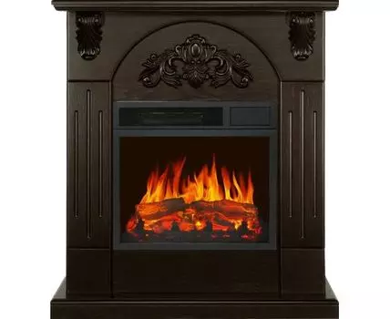 Каминокомплект Chester Wood - Темный дуб с очагом Vision 18 LED FX