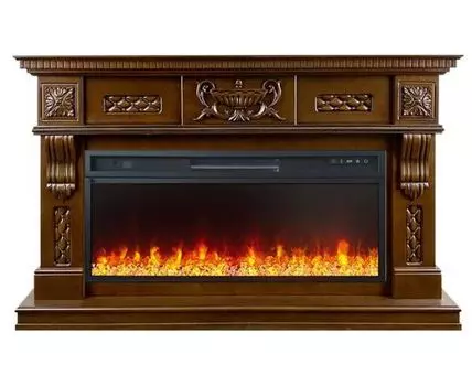 Каминокомплект Corsica - Темный дуб с очагом Vision 42 LED
