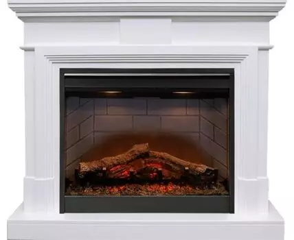 Каминокомплект Coventry - Белый с очагом Symphony 26'' DF2608-INT