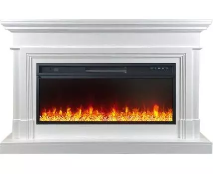 Каминокомплект Coventry - Белый (Ширина 1400 мм) с очагом Vision 42 LED