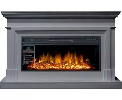 Каминокомплект Coventry - Серый (Ширина 1400 мм) с очагом Vision 42 LOG LED
