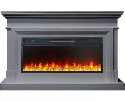 Каминокомплект Coventry - Серый (Ширина 1400 мм) с очагом Vision 42 LED
