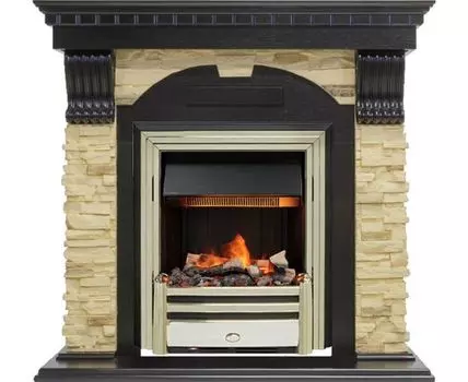 Каминокомплект Dublin - Венге / Сланец с очагом Cavendish