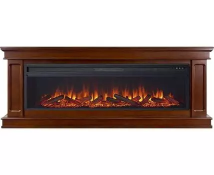 Каминокомплект Geneva 60 - Темный дуб с очагом Vision 60 LOG LED