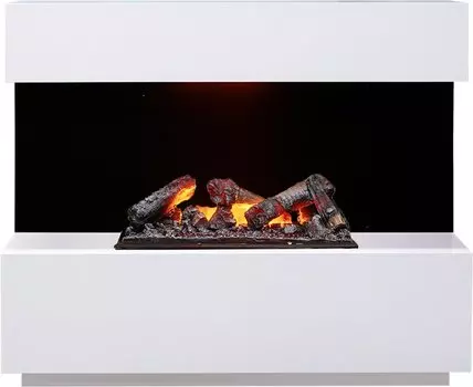 Каминокомплект Kyoto - Белый с очагом Cassette 600 NH