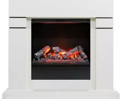 Каминокомплект Lindos - Алебастр с очагом Engine 56-600 LL