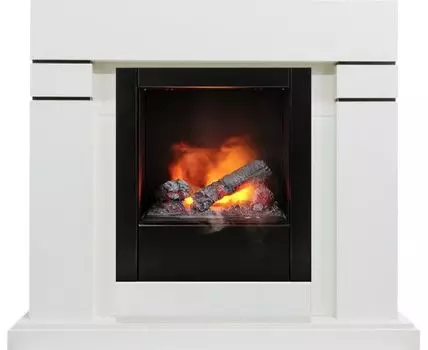 Каминокомплект Lindos - Алебастр с очагом Engine 56-400