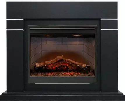 Каминокомплект Lindos - Черный (Высота 985мм) с очагом Symphony 26'' DF2608-INT