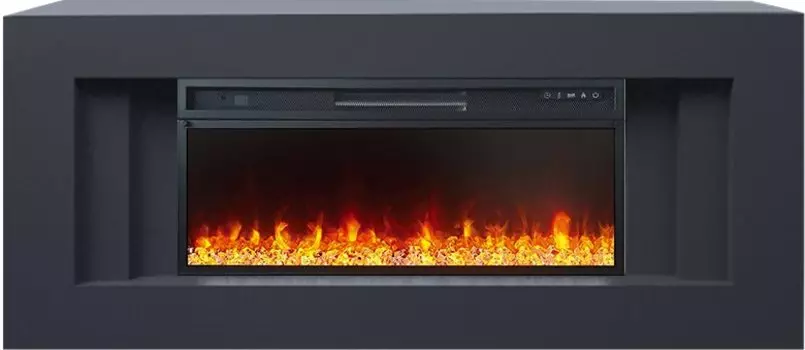 Каминокомплект Line 42 SFT (Разборный) - Серый графит с очагом Vision 42 LED