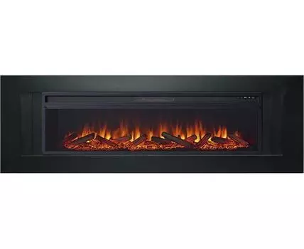 Каминокомплект Line 60 - Черный с очагом Vision 60 LOG LED