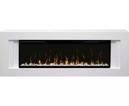 Каминокомплект Line - Белый с очагом Ignite XLF50