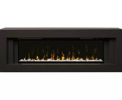 Каминокомплект Line - Черный с очагом Ignite XLF50