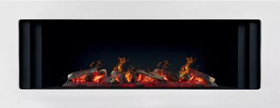 Каминокомплект Line CRM - Санд сноу с очагом Design L1000RF 3D PS/LOG