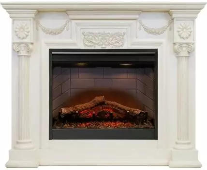 Каминокомплект London - Слоновая кость с очагом Symphony 26'' DF2608-INT