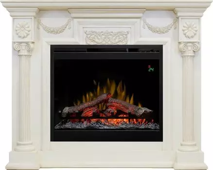 Каминокомплект London - Слоновая кость с очагом Symphony 26'' DF2624L-INT
