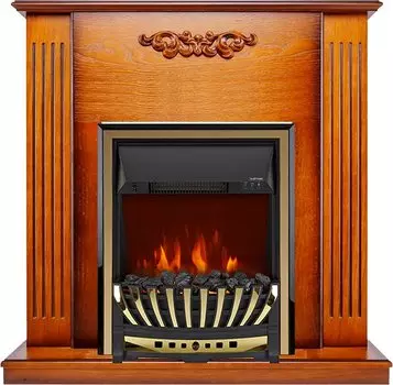 Каминокомплект Lumsden - Дуб антик с очагом Aspen Gold