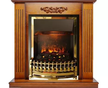 Каминокомплект Lumsden - Дуб антик с очагом Atherton