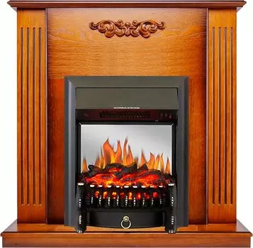 Каминокомплект Lumsden - Дуб антик с очагом Fobos FX M Black