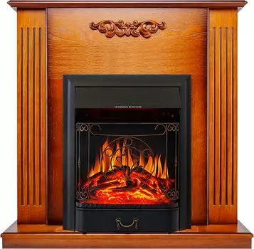 Каминокомплект Lumsden - Дуб антик с очагом Majestic FX Black