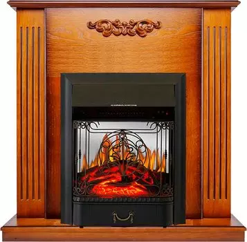 Каминокомплект Lumsden - Дуб антик с очагом Majestic FX M Black