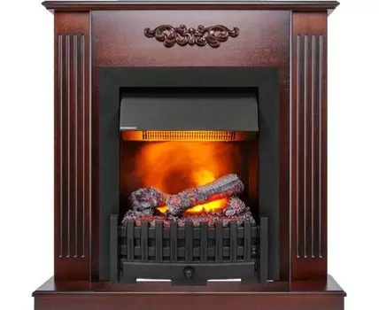 Каминокомплект Lumsden - Махагон коричневый антик с очагом Danville Black FB2