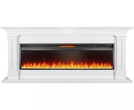 Каминокомплект Lyon 60 - Белый с очагом Vision 60 LED