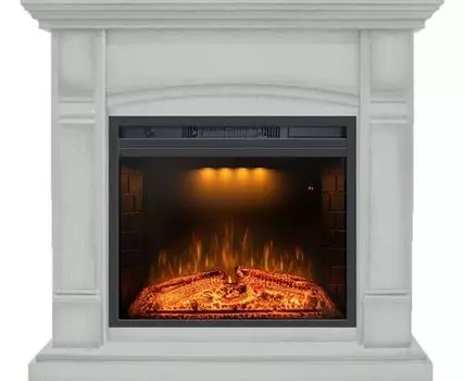 Каминокомплект Manchester - Белый с очагом Emerald 23