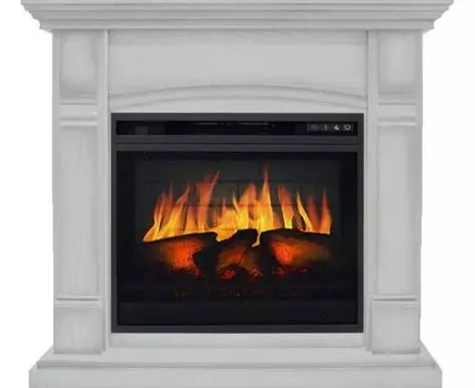 Каминокомплект Manchester - Белый с очагом Vision 23 EF LED 3D FX