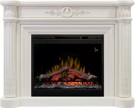 Каминокомплект Manor - Белый дуб с очагом Symphony 26'' DF2624L-INT