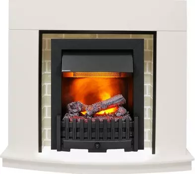 Каминокомплект Montana - Белый с очагом Danville Black FB2