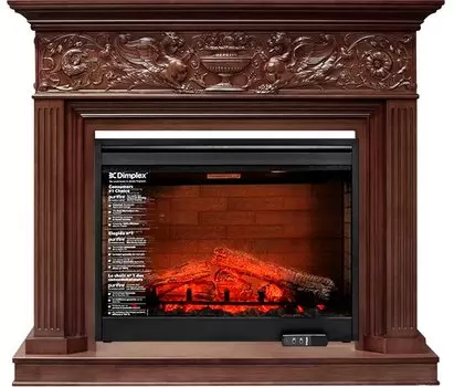 Каминокомплект Palace - Темный дуб с очагом Symphony 30'' DF3020-EU