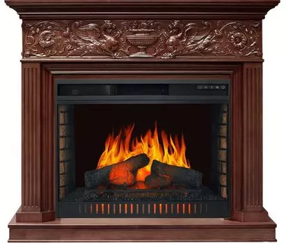 Каминокомплект Palace - Темный дуб с очагом Vision 30 EF LED FX