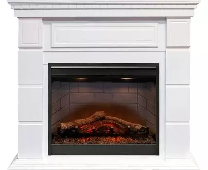 Каминокомплект Portland - Белый с очагом Symphony 26'' DF2608-INT