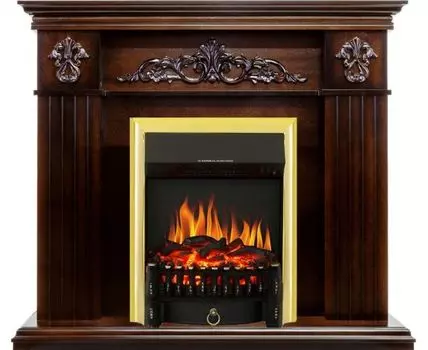 Каминокомплект Provence - Коньяк с очагом Fobos FX Brass