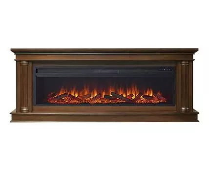 Каминокомплект Rome 60 - Каштан с очагом Vision 60 LOG LED