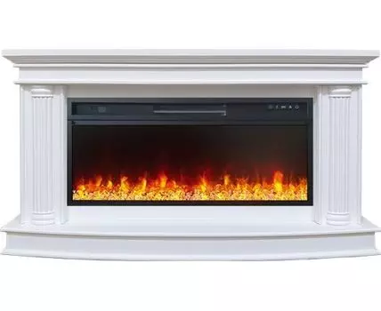 Каминокомплект Rome - Белый с очагом Vision 42 LED