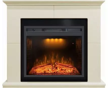 Каминокомплект Suite - Алебастр с очагом Emerald 23