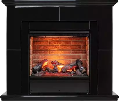 Каминокомплект Suite Black - Черный лак с очагом Engine 56-600 BB