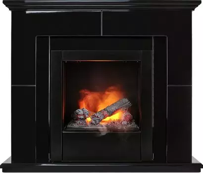 Каминокомплект Suite Black - Черный лак с очагом Engine 56-400