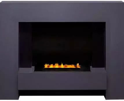 Каминокомплект Tokyo - Graphite Grey с очагом Cassette 400 LNH-INT PS (без дров)