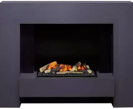 Каминокомплект Tokyo - Graphite Grey с очагом Cassette 600 LNH-INT (с дровами)
