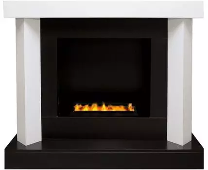 Каминокомплект Vancouver - Черный лак с очагом Cassette 400 LNH-INT PS (без дров)