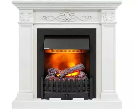 Каминокомплект Verona - Белый дуб с очагом Danville Black FB2