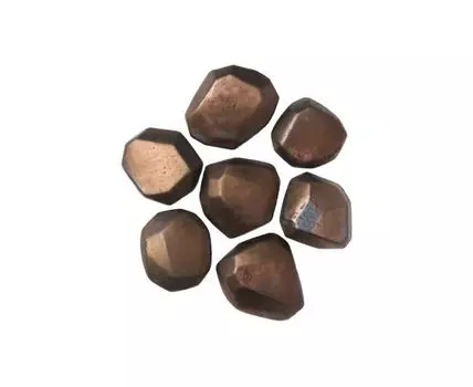 Камни кристалл медь - 7 шт. (медный)