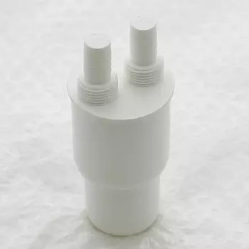 Канализация Адаптер для слива 40мм с двумя выходами G1/214мм цвет белый