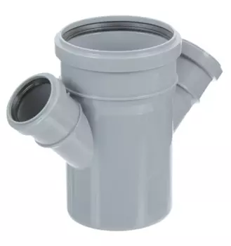 Канализация Крестовина однопл 110x50x50/45град