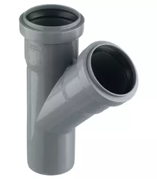 Канализация Тройник ПП 50х50/45° ВНУТР Ostendorf